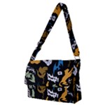 Pattern Design Seamless Texture Full Print Messenger Bag (M)