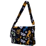 Pattern Design Seamless Texture Full Print Messenger Bag (L)