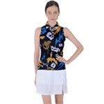Pattern Design Seamless Texture Women s Sleeveless Polo T-Shirt