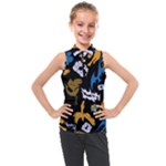 Pattern Design Seamless Texture Kids  Sleeveless Polo T-Shirt