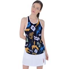 Racer Back Mesh Tank Top 