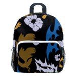 Pattern Design Seamless Texture Kids  Age 5-10 Lightweight School Backpack with Side Pockets
