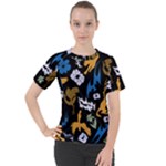 Pattern Design Seamless Texture Women s Sport Raglan T-Shirt