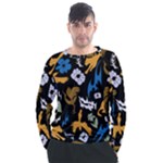 Pattern Design Seamless Texture Men s Long Sleeve Raglan T-Shirt