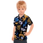 Pattern Design Seamless Texture Kids  Polo T-Shirt