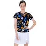 Pattern Design Seamless Texture Women s Sports Top