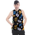 Pattern Design Seamless Texture Men s Sleeveless Hoodie