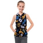 Pattern Design Seamless Texture Kids  Sleeveless Hoodie