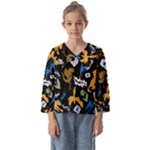Pattern Design Seamless Texture Kids  Sailor Shirt