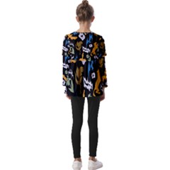 Kids  V Neck Casual Top 