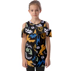 Fold Over Open Sleeve Top 