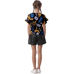 Kids  Cut Out Flutter Sleeves 