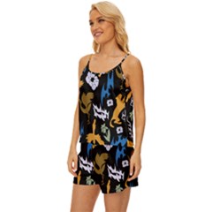 Satin Pajama Short Set 