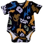 Pattern Design Seamless Texture Baby Short Sleeve Bodysuit
