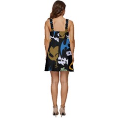 Ruffle Strap Babydoll Chiffon Dress 