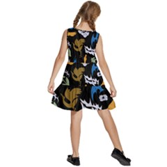 Kids  Sleeveless Tiered Mini Dress 