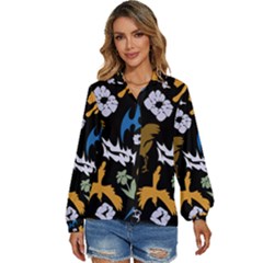Women s Long Sleeve Button Up Shirt 