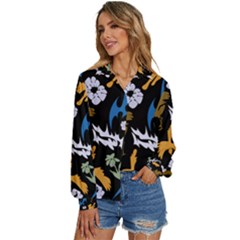 Women s Long Sleeve Button Up Shirt 