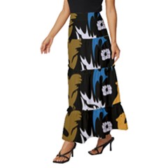 Tiered Ruffle Maxi Skirt 