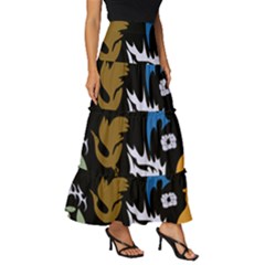 Tiered Ruffle Maxi Skirt 