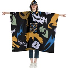 Women s Hooded Rain Ponchos 