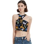 Pattern Design Seamless Texture Cut Out Top