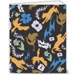 Pattern Design Seamless Texture 8  x 10  Softcover Notebook