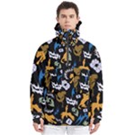 Pattern Design Seamless Texture Men s Pullover Zip Ski and Snowboard Waterproof Breathable Jacket