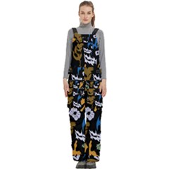 Women s Side Zip Front Pouch Ski And Snowboard Bib Pants	 