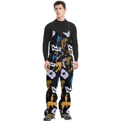 Men s Front Zip Ski And Snowboard Bib Pants 