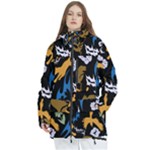 Pattern Design Seamless Texture Women s Multi Pockets Zip Ski and Snowboard Waterproof Breathable Jacket