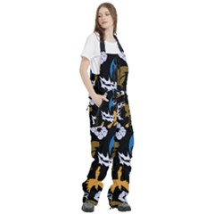 Women s Front Zip Ski And Snowboard Bib Pants 