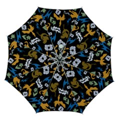 Pattern Design Seamless Texture Automatic Folding Umbrella with Case (Medium) from ArtsNow.com