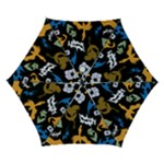 Pattern Design Seamless Texture Automatic Folding Umbrella with Case (Small)