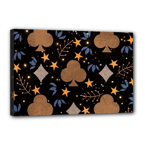 Seamless Pattern Repeat Repetition Canvas 18  x 12  (Stretched) from ArtsNow.com