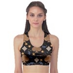 Seamless Pattern Repeat Repetition Fitness Sports Bra