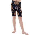 Seamless Pattern Repeat Repetition Kids  Mid Length Swim Shorts