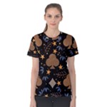 Seamless Pattern Repeat Repetition Women s Cotton T-Shirt