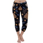 Seamless Pattern Repeat Repetition Capri Winter Leggings 