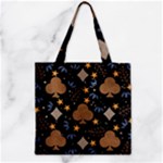 Seamless Pattern Repeat Repetition Zipper Grocery Tote Bag