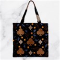 Zipper Grocery Tote Bag 