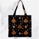 Zipper Grocery Tote Bag 