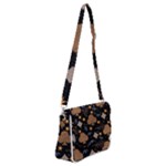 Seamless Pattern Repeat Repetition Shoulder Bag with Back Zipper
