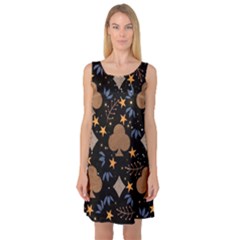 Sleeveless Satin Nightdress 