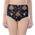Seamless Pattern Repeat Repetition Classic High-Waist Bikini Bottoms