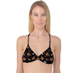 Seamless Pattern Repeat Repetition Reversible Tri Bikini Top