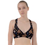 Seamless Pattern Repeat Repetition Sweetheart Sports Bra