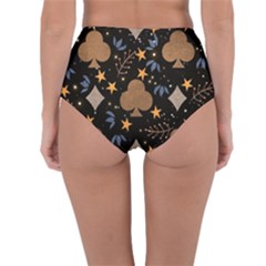 Reversible High-Waist Bikini Bottoms 