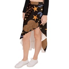 Asymmetrical Ruffle Hem Skirt  