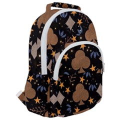 Rounded Multi Pocket Backpack 